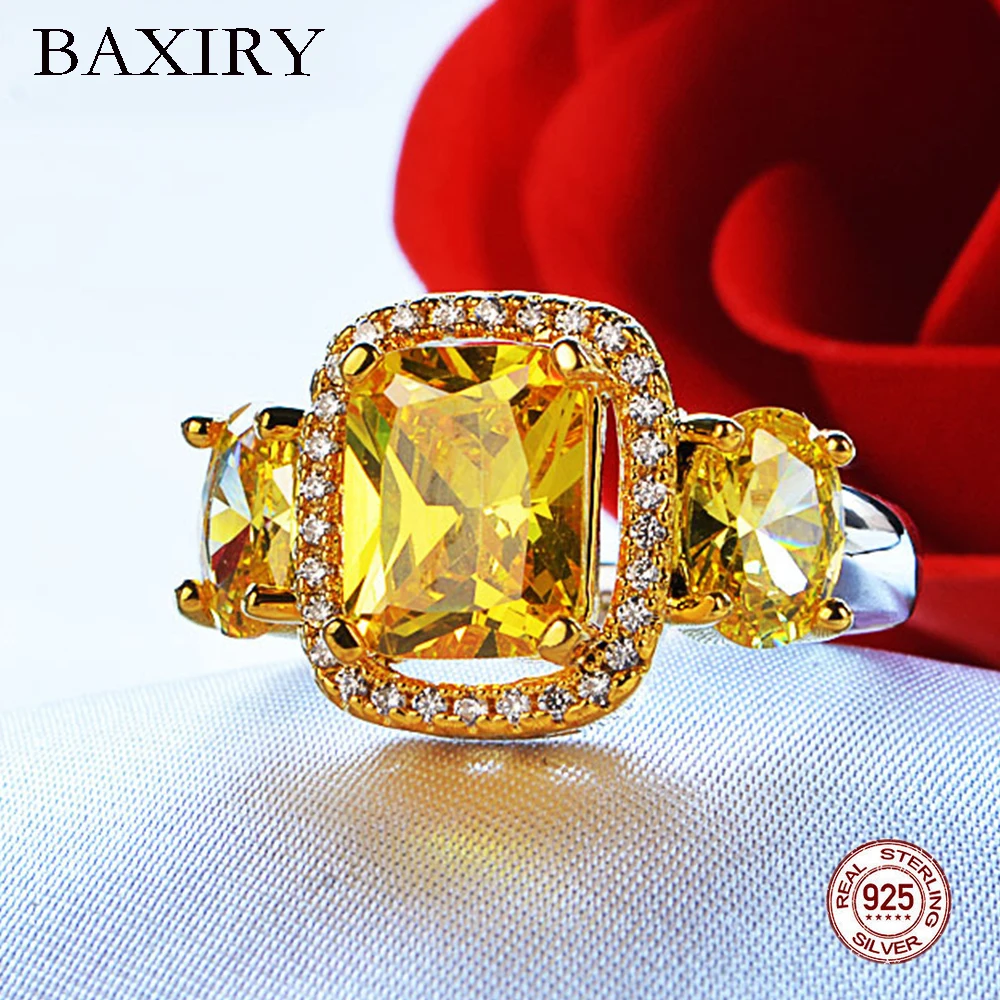 

New Trendy Peridot Ring Gemstones Natural For Jewelry 925 Sterling Silver Rings For Women Silver Ring Moissanite Tanzanite Ring