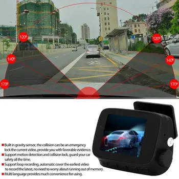 

W006C 2in 1080P HD Car Driving Recorder Single Lens Camera G-sensor DVR Single lens driving recorder