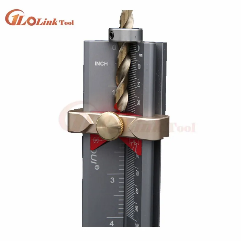 Multifunctional Woodworking Tools Height Gauge Limit Ring Installation Aid Drill Angle Measurer