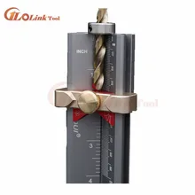 Outils multifonctionnels pour le travail du bois, jauge de hauteur, bague de limite, aide à l'installation, mesureur d'angle de perçage, règle de haute précision