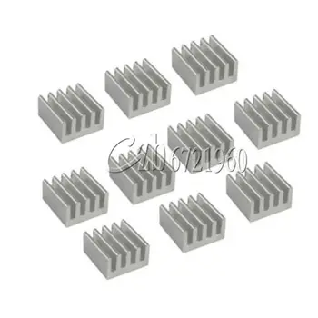 

20 Pcs 8.8x8.8x5mm Aluminum Heat Sink For LED Power Memory Chip IC