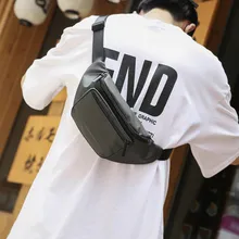 Повседневная мужская водонепроницаемая поясная сумка, набедренная сумка-мессенджер через плечо для путешествий