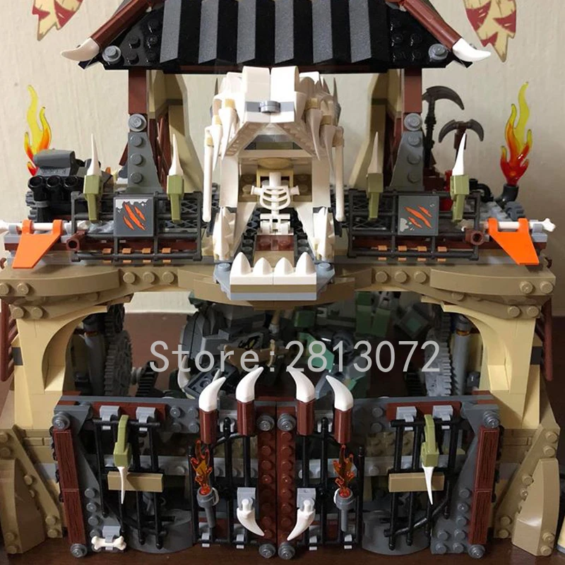 Catch the dragon tribe базовый лагерь 1660 шт. 10940 серии ниндзя 06082 строительные блоки кирпичи игрушки совместимы с 70655