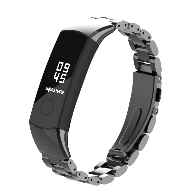 Металлический наручный ремешок для Huawei Honor Band 4 браслет из нержавеющей стали
