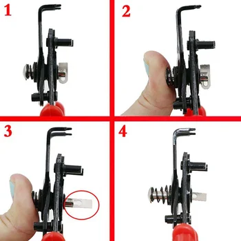 

4 IN 1 Set Multi-Function Pliers Snap Ring Pliers Tools Multi Crimp Tool Internal External Ring Remover Retaining Circlip Pliers