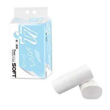 

6 Roll Toilet Paper Household Paper Towels Roll Soft Coreless Toilet Paper Food Grade Toilet Roll Tissue