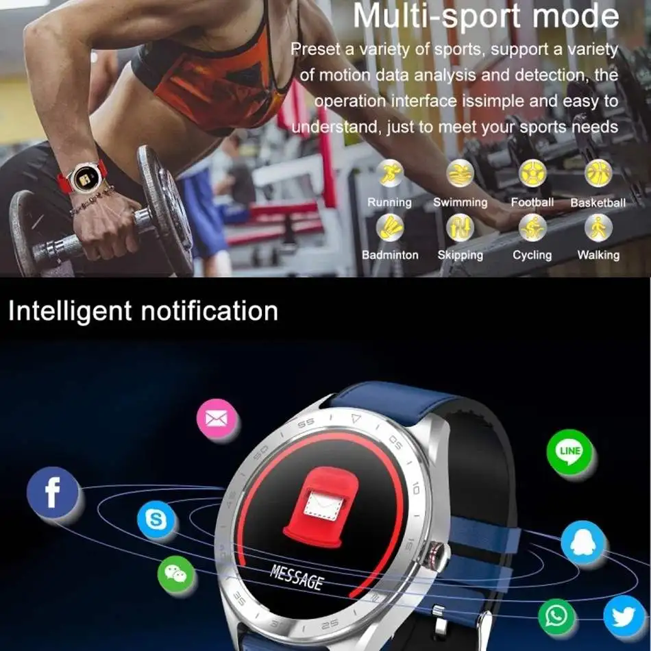 XANES Q30 силиконовый ремешок модные часы Smart Watch Для мужчин браслет Водонепроницаемый HR сна Смарт-часы обратного отсчета спортивные Фитнес браслет