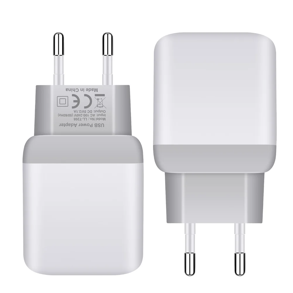 USB зарядка 5 В/2.1A двойной usb порт адаптер для быстрой зарядки для samsung Xiao mi huawei мобильный телефон США/ЕС/Великобритания штекер быстрое настенное зарядное устройство