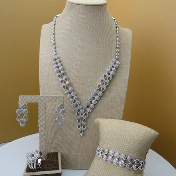 

Yuminglai Dubai Costume Jewelry Fancy Rhinestone Jewelry Sets for African Women FHK5547