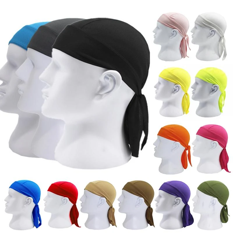 Quick Dry Pure Cycling Cap Head Scarf Summer Men Running Riding Bandana