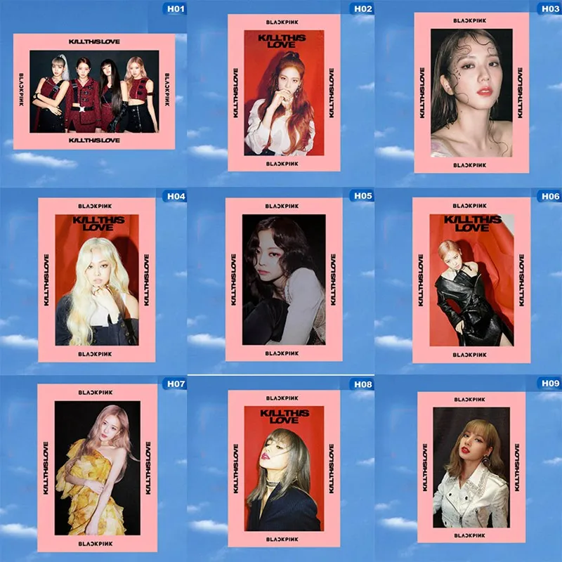 1 шт K-pop Blackpink Kill This Love Lomo карты Новые Модные прозрачные ПВХ фото карты для поклонников коллекция подарок 10*7 см
