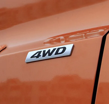 Автомобильные эмблемы 4WD автостайлинг хромированные аксессуары металлические