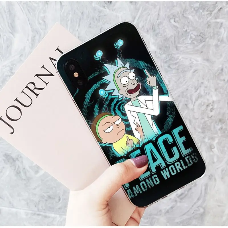 Cartoon Rick and Morty