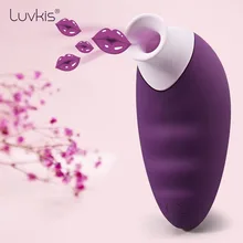 Luvkis 口腔クリトリスセックス女性乳首拍手なめるカップルマッサージ 7 モード舌なめる振動大人の大人のおもちゃグッド Usb(China)