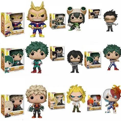 Funko японский персонаж моя геройская Академия Deku &amp Katsuki All Might TODOROKI Tsuyu милые