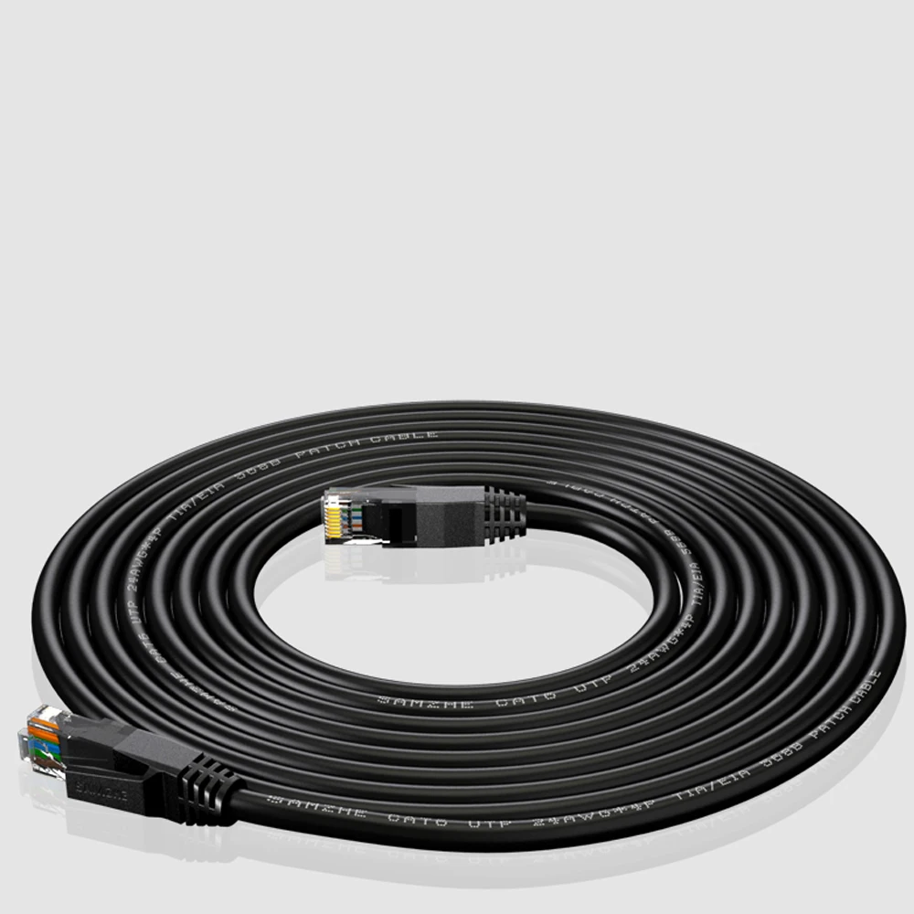 Сетевой кабель CAT6 UTP 20 метров 24AWG * 4P открытый Высокоскоростной Ethernet Кабель линия м