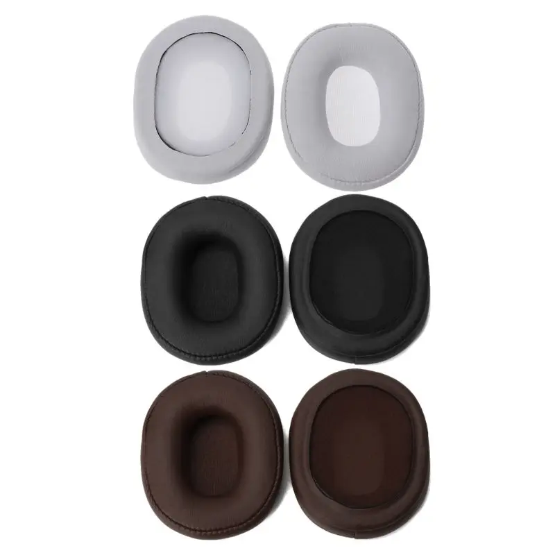 

Replace Foam Ear Pads Cushions for Audio-Technica ATH-SR5 SR5BT MSR5 Headphones Protein Leather Earpads