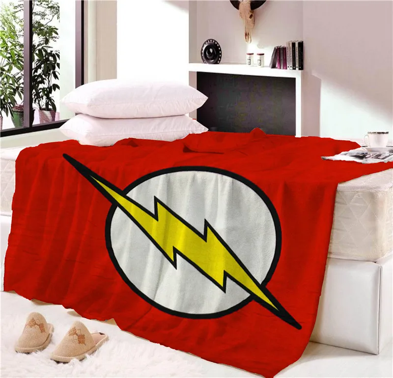 Одеяло Marvel с Бэтменом флэшменом супергероем, покрывало, мягкое флисовое покрывало, мягкое зимнее одеяло для дивана