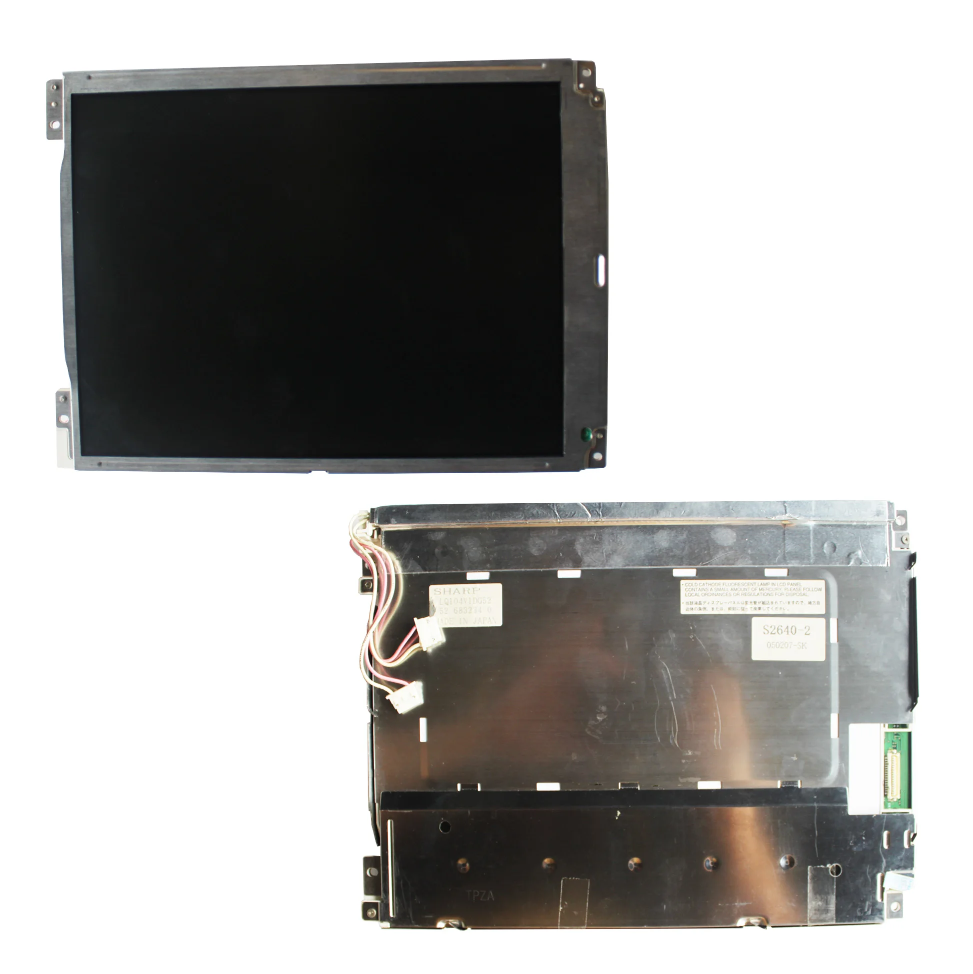 

Techmation 10.4'' color lcd screen panel display ( SHARP LQ104V1DG52) for Haitian injection machine PLC , 80%new