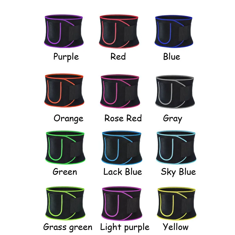Fitness Belt Waist Belts Women's Waist Sweating Multi-function Body Abdomen Women's Explosion Sweat Belt