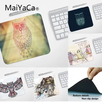 

MaiYaCa Owl Dream Catcher Customized laptop Gaming mouse pad Rubber PC Computer Gaming mouse pad Gaming Mouse Pad