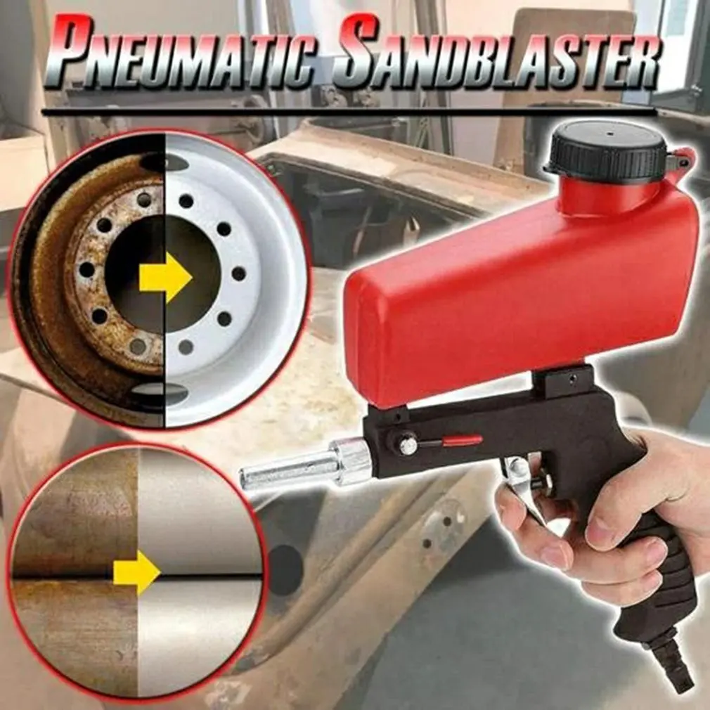 Portable Sand Blaster Small hand-held pneumatic sandblasting gun pneumatic sandblasting gun Power tool accessories