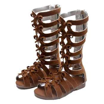 

Hot sell summer fashion Roman boots High-top girls sandals kids gladiator sandals toddler child sandals girls high quality shoes