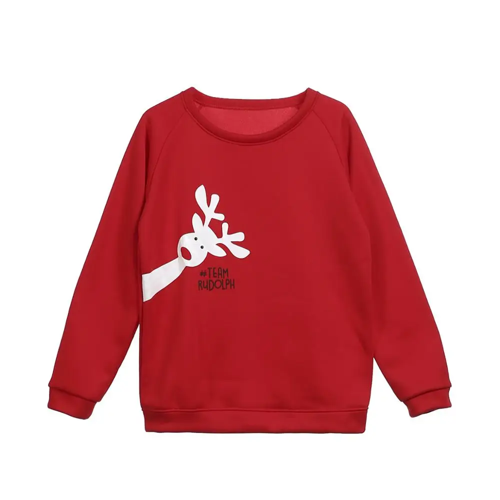 Одинаковый Рождественский свитер для всей семьи; для мужчин и детей; Забавный свитер Modelo; джемпер для всей семьи с оленем