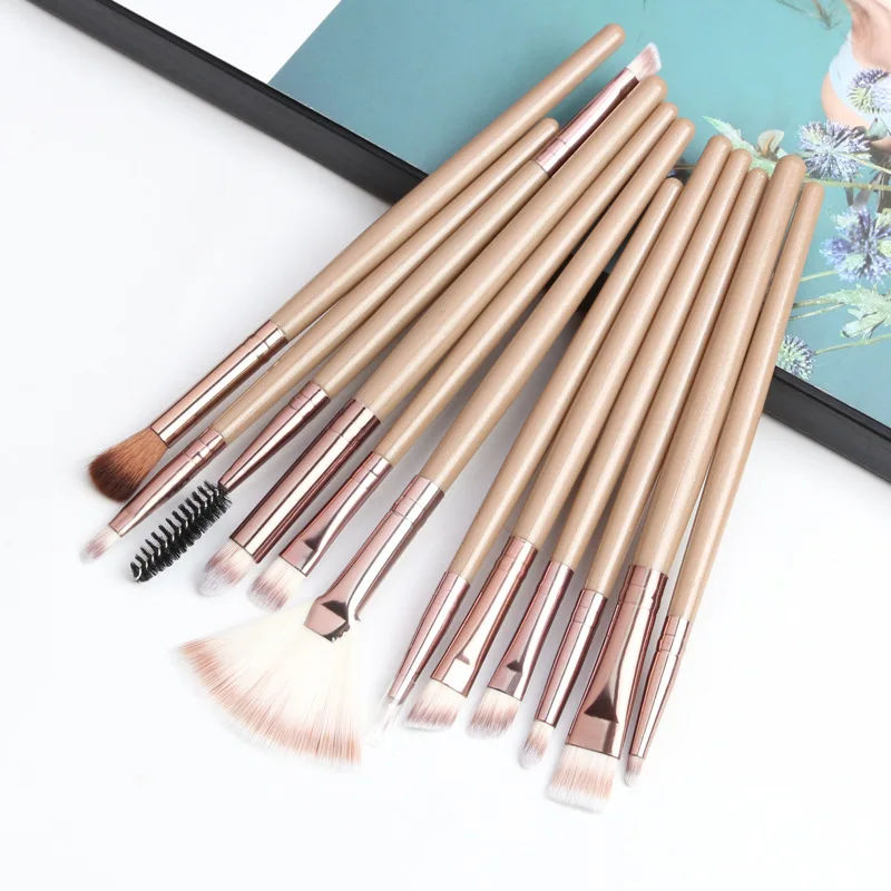 

Factory Direct MAANGE Ma Ange New 12 Sets of Makeup Brush Eye Makeup Tools Foreign Trade Sales