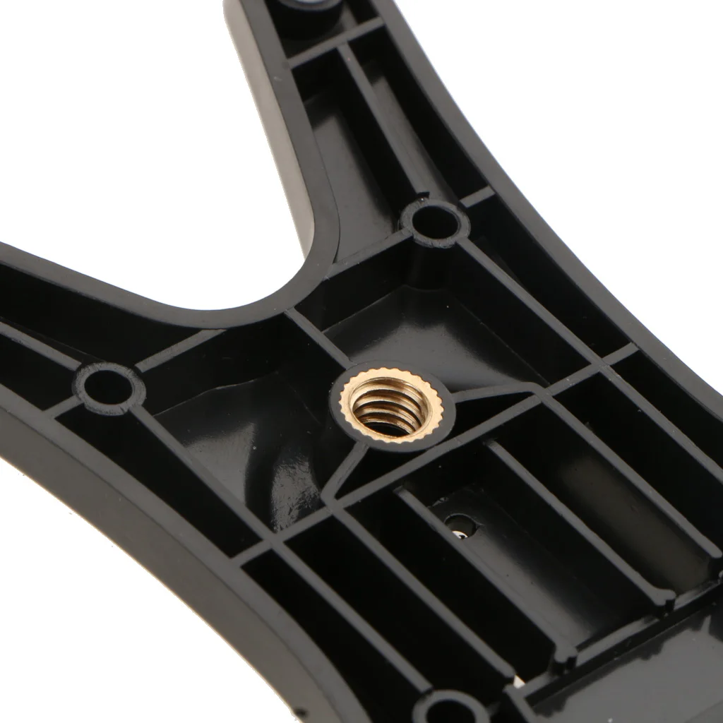 Flash Light Stand Holder Base Hot Shoe Bracket with 1/4'' Tripod Mount Adapter for Nikon, Canon, Sony Camera - Black