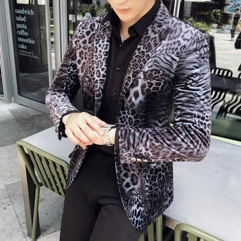 

2020 Men's Hot Sale Blazer High Quality Business Dress Prom Party Wedding Suit Jacket Casual Slim Suit Jacket Plus Size 5XL