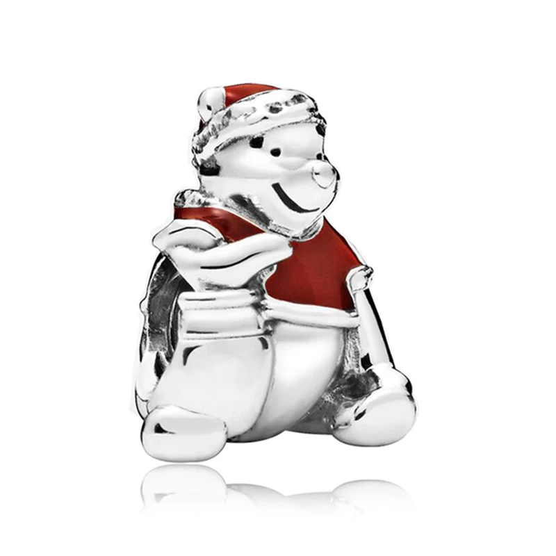 Z030 Серебро 925, Рождественская звезда, Мики, ангел, лошадь, подвески, бусины, подвеска, подходят для браслетов Пандора и ожерелья, для женщин, сделай сам, для влюбленных, ювелирное изделие - Цвет: Z030