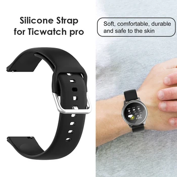 

Watch Band Exterior Decoration Parts Silicone Strap for Samsung Gear S3 Xiaomi Mi Watch Color Wristband 22mm Width