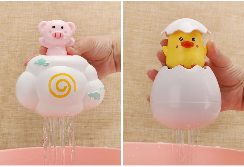 Игрушка для ванной, Douyin, маленькая Желтая утка, маленький пингвин, игра с водой, детская игрушка для ванной