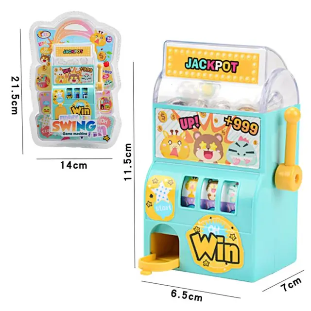 1set Pretend Play Toy Mini Children's Puzzle Game Shake Machine Shake Music Manual Rolling Machine Table Game Toy Gift 5