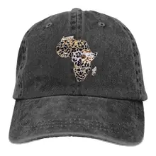 Африканская леопардовая Регулируемая ковбойская Кепка Дальнобойщик бейсбольная кепка для женщин Мужская черная