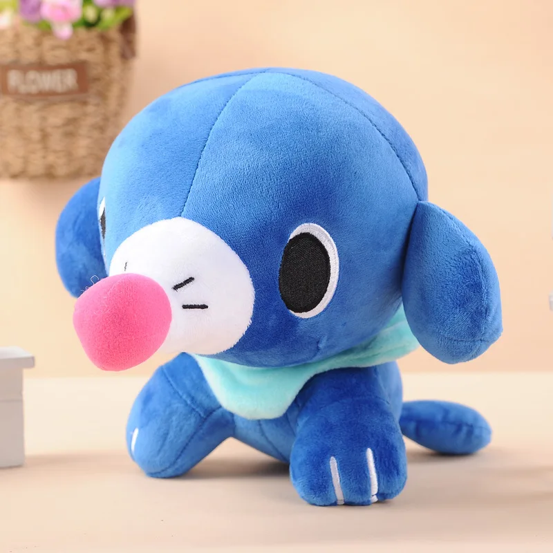 25 см Popplio pkm маленькая фигурка плюшевые игрушки синие для детей подарок на день