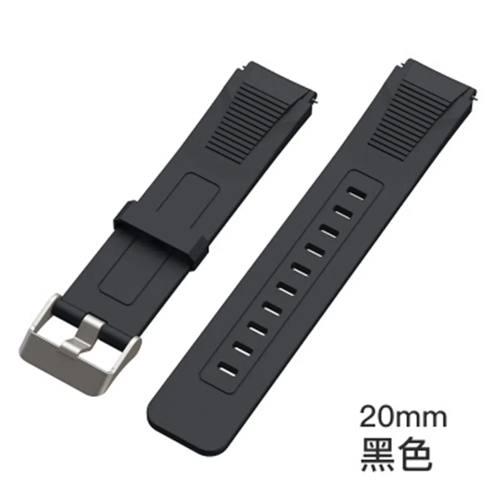 Подходит для часов amazfit huami GTS GTR 42 мм силиконовый ремешок на запястье ремешок монохромные аксессуары 20 мм - Цвет: C2