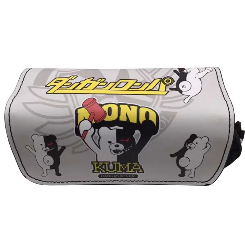 

Anime Danganronpa Dangan Ronpa Monokuma Cosplay School Pen Pencil Case Box Cosmetic Makeup Storage Bag Gift