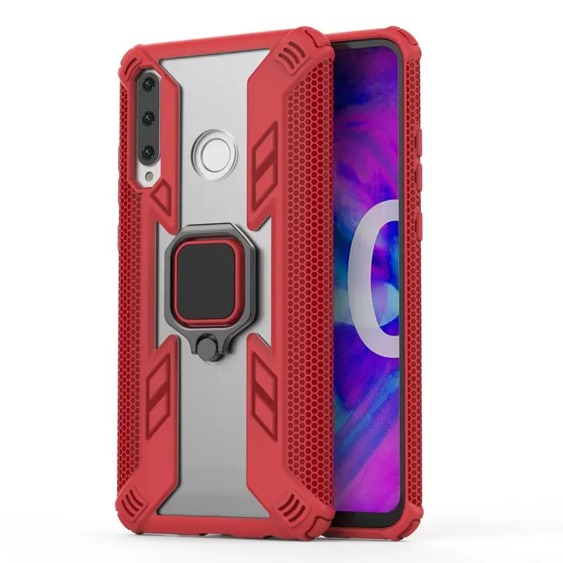 

Honor 10i Case Magnetic Metal Ring Phone Case For Huawei P Smart Plus 2019 Enjoy 9S Honor 10i Luxury Armor Protection Back Cover