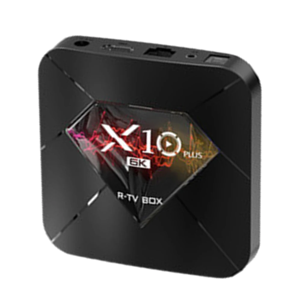 X10 Plus Android 9,0 Smart H6 WiFi 4 Гб+ 64 ГБ телеприставка 6K медиаплеер