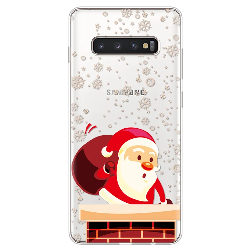 Веселый Рождественский подарок чехол для samsung Galaxy A50 A50S A40 A70 A80 A7 A9 A8 A6 плюс A5 A10S A10e олень милый чехол - Цвет: sdlrzt