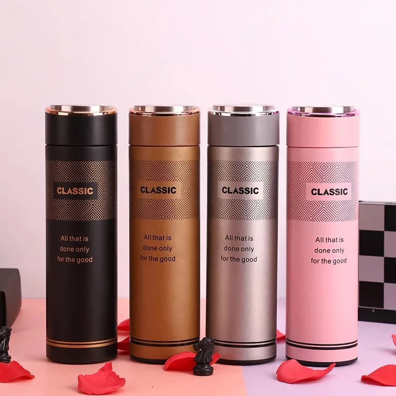 

Business Portable Insulated Stainless Steel Bottle Top Grade Tea Filter Spacious Straight-Fit Readily Daily Use Gift
