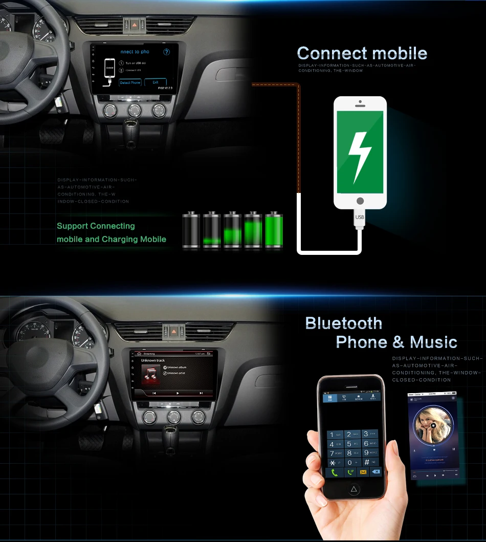 10," Android 9 автомобильный DVD мультимедийный плеер gps для Volkswagen SKODA OCTAVIA аудио Радио стерео Навигатор bluetooth wifi