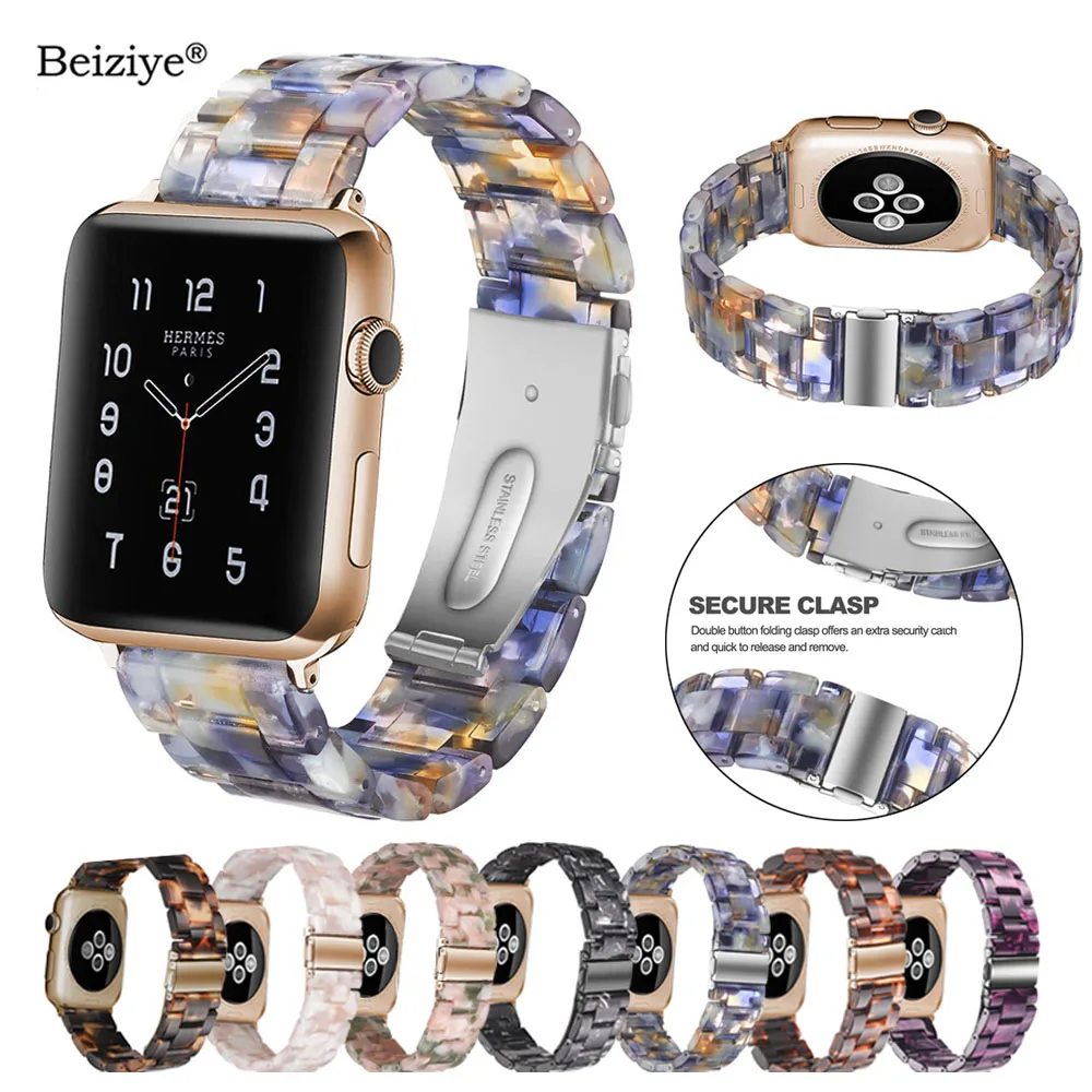 Полимерный ремешок для часов Apple Watch Band 42 мм 38 мм серия 3 2 1 сменный браслет наручных часов браслет для Apple Watch Series 4 40 мм 44 мм