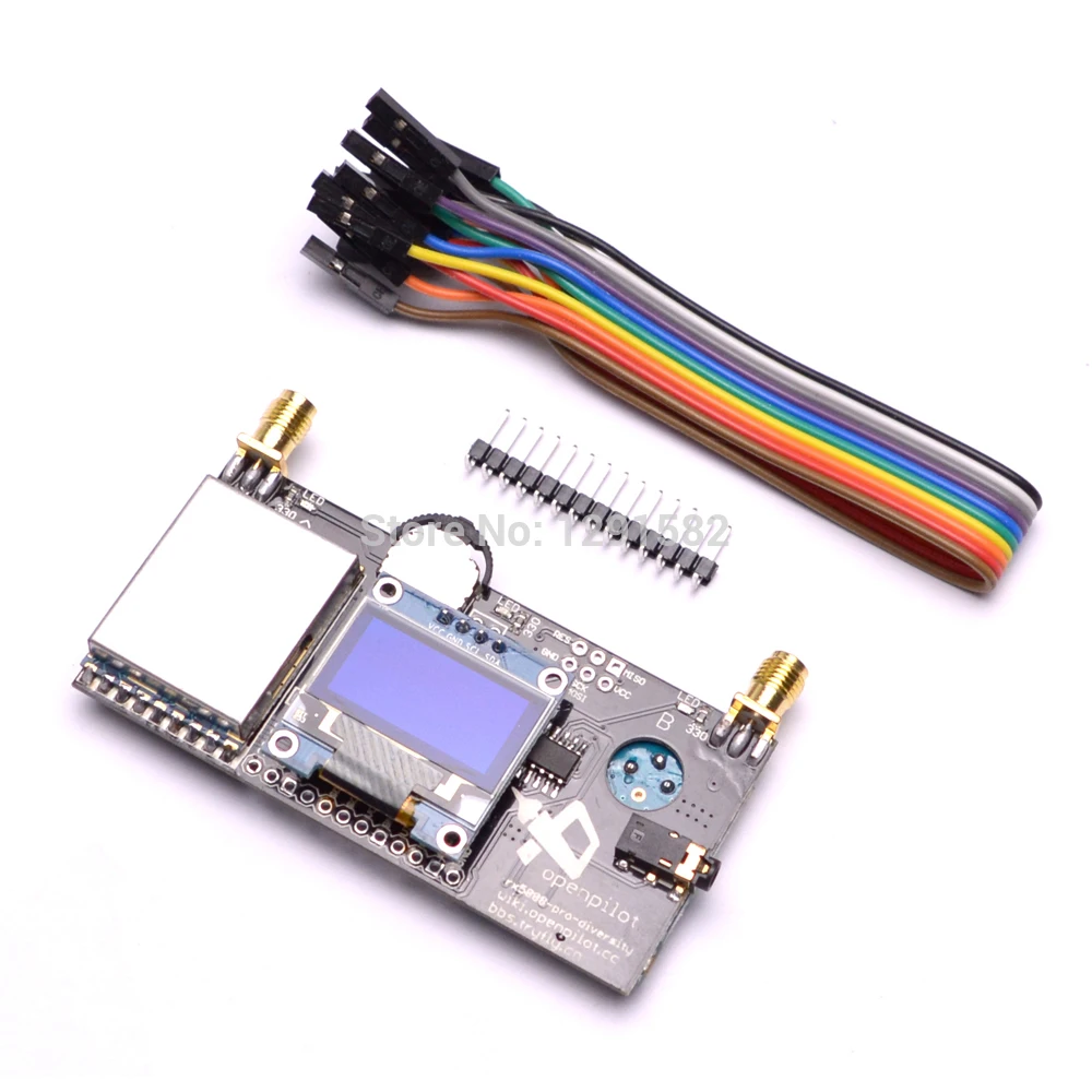 

Hot 5.8GHz FPV 4 Leaf Clover AV Transmission Antenna + RX5808 5.8G 40CH Diversity FPV Receiver with OLED Display for FPV Racer Q