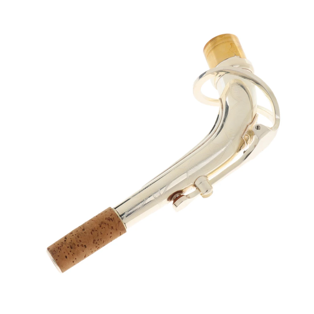 

Silver Plating Sax Neck Head Joint for Eb Alto Saxophone Replacement Parts