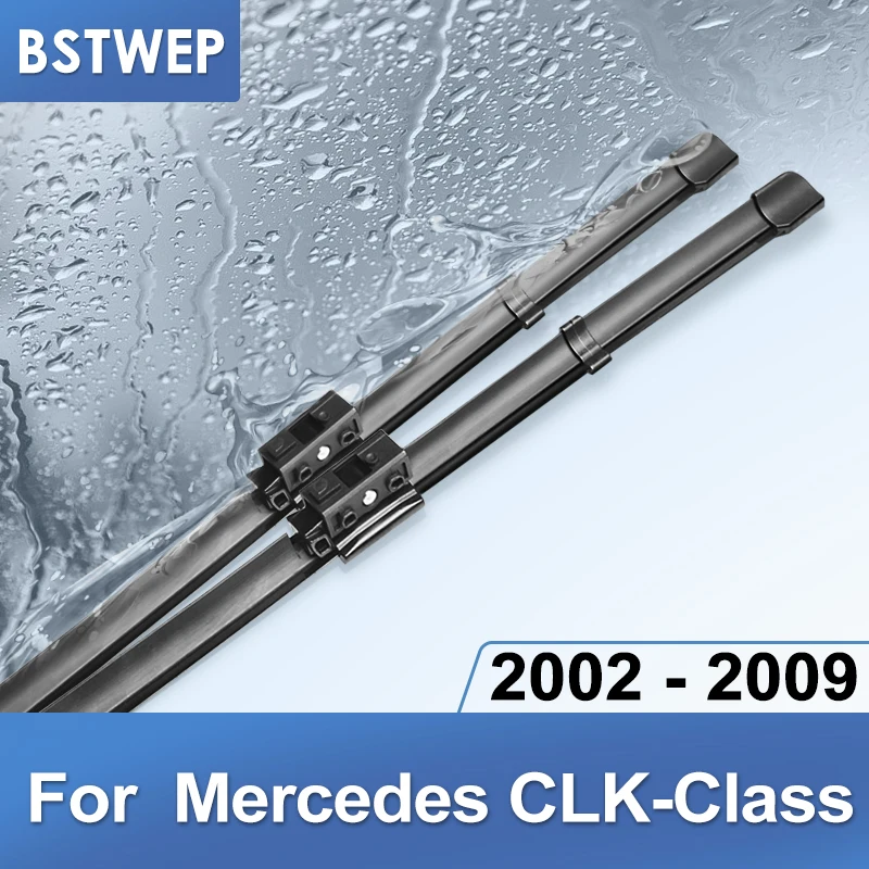 Щетки стеклоочистителя BSTWEP для Mercedes Benz CLK Class W209 C209 Fit Slider Arms 200 240 270 280 320 350 500 550 55 63 AMG
