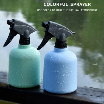 

Salon Hairdressing Plastic Water Spray Bottle 600Ml for Cleaning Solutions, Hair, Plants(2 Pack)