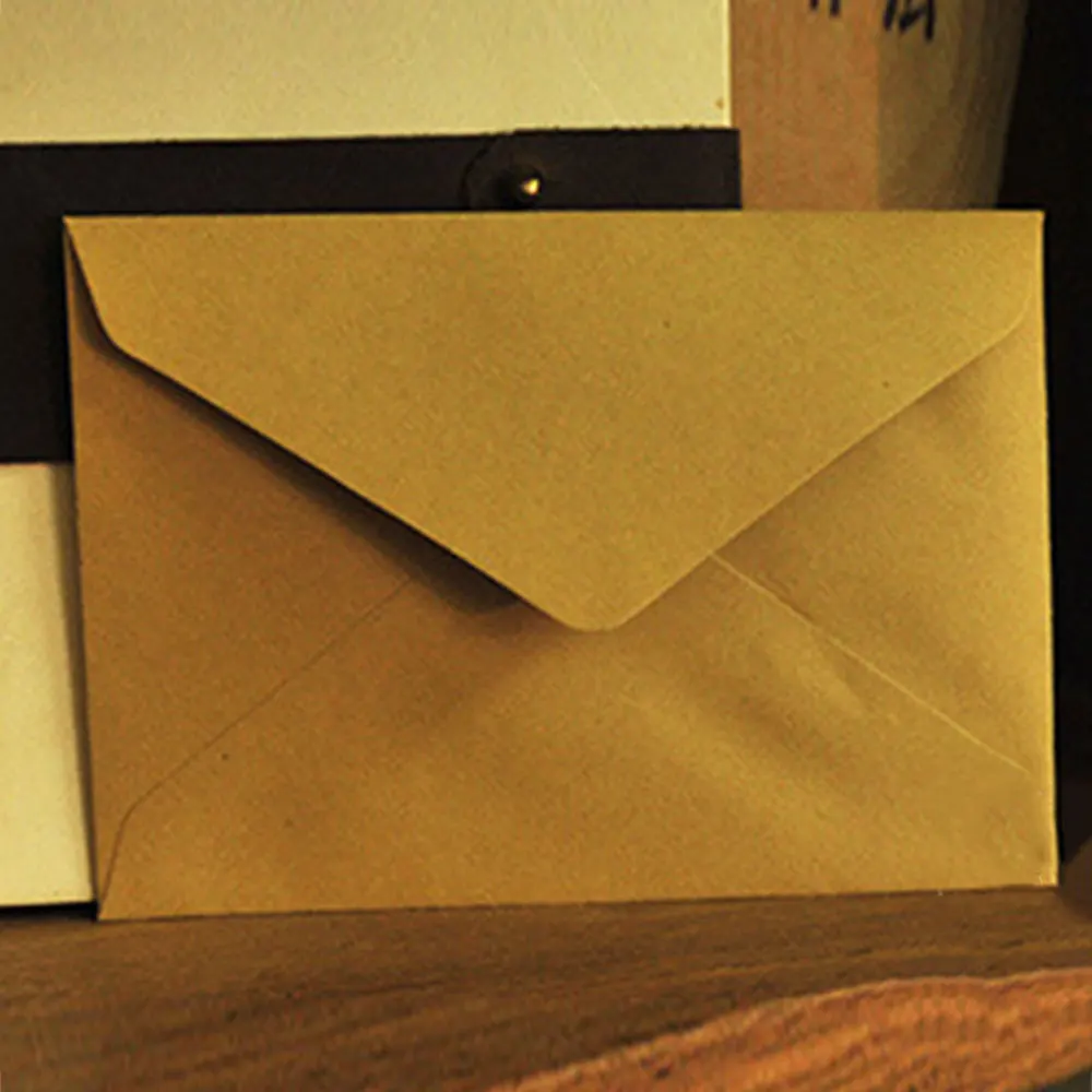 10 шт./лот 114 мм X 162 мм C6 переработанные конверты открытка-приглашение конверт-открытка изготовление цветных поздравительных открыток в классическом 3 цветах